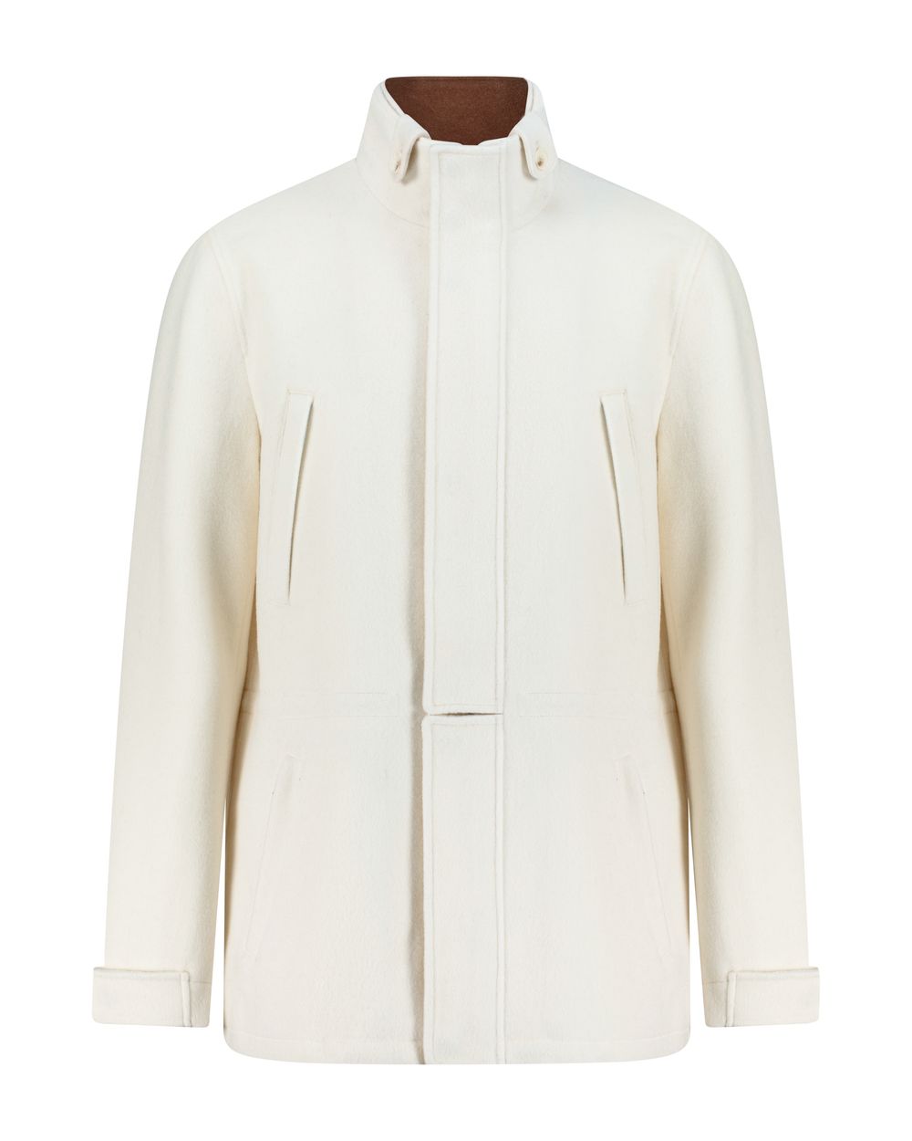 Castellano overcoat classic ivory