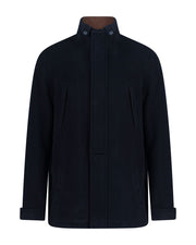 Castellano overcoat indigo night