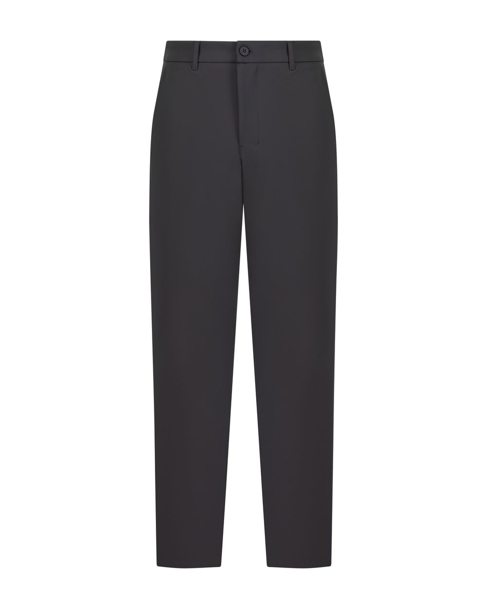 Compact nylon trousers ash grey