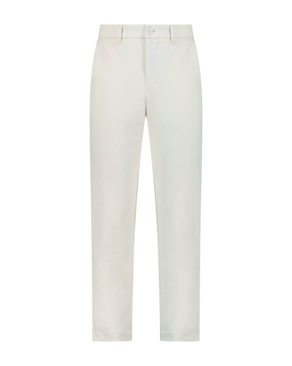 Compact nylon trousers classic ivory
