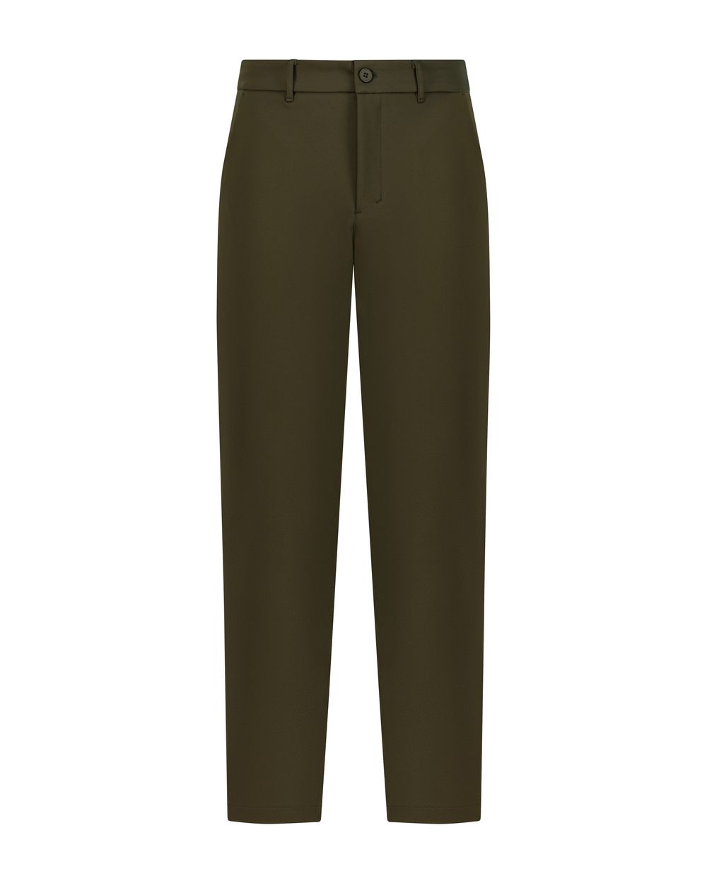 Compact nylon trousers fog olive