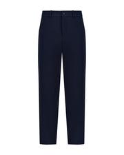 Compact nylon trousers indigo night