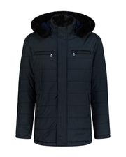 Heritage rain coat indigo night