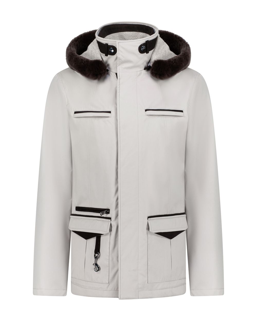 Highland estate coat mist grey