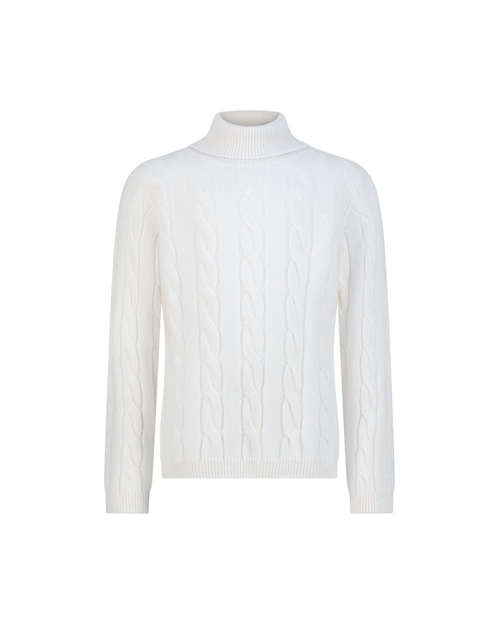 Kid's cashmere turtle neck cable sweater lily