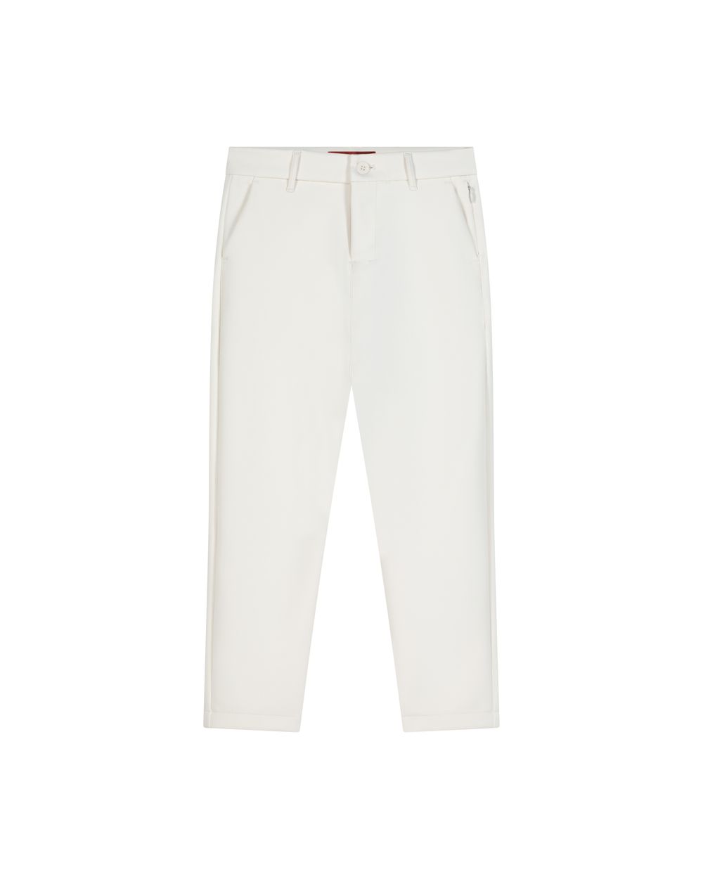 Kid's compact nylon trousers classic ivory
