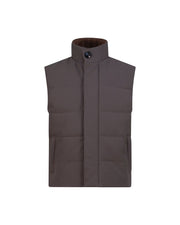 Kid's savoia down vest mocha umber