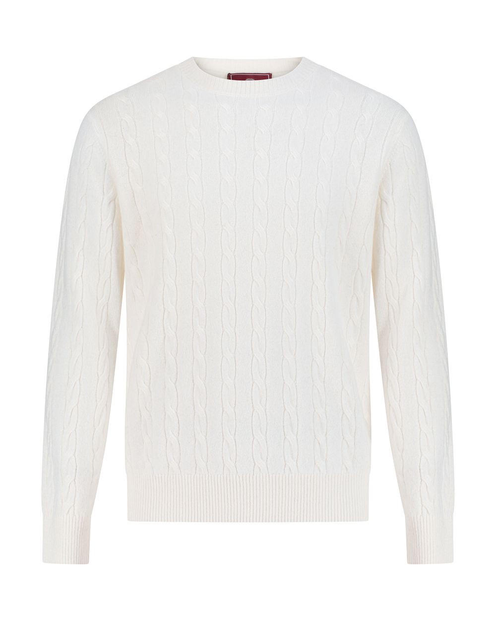 Cashmere  round neck  cable  sweater lily