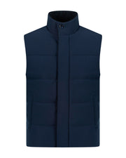 Savoia down vest indigo night