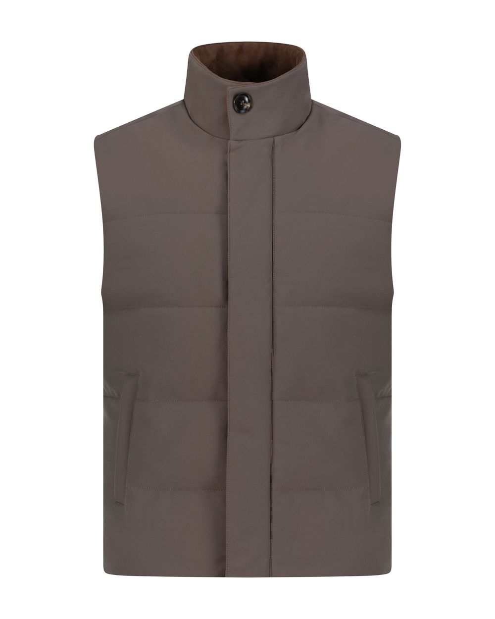 Savoia down vest mocha umber