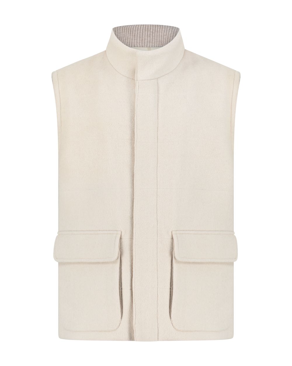 Sereno wool vest matte beige