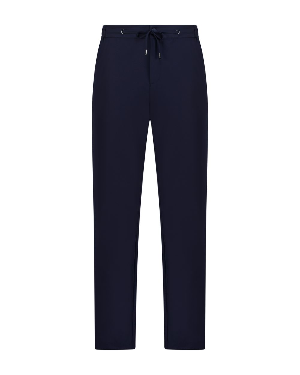 Soft weave nylon trouser indigo night