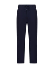Soft weave nylon trouser indigo night