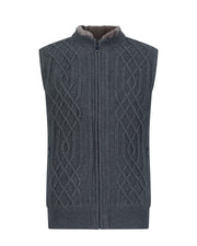 Suhail knit vest ash grey
