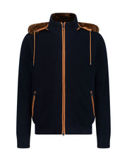 Summit wool hoodie indigo night