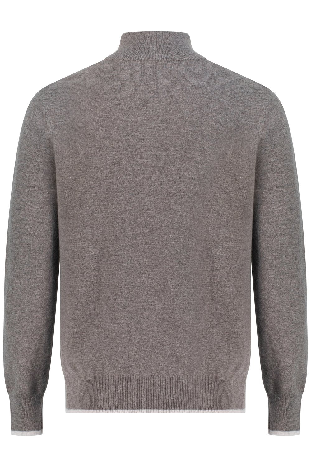 Cashmere half zip sweater vapor
 albatross