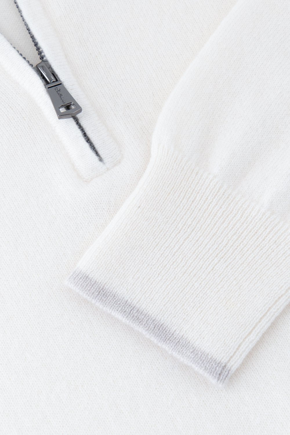 Cashmere  half zip  cable  sweater lily 
 albatross