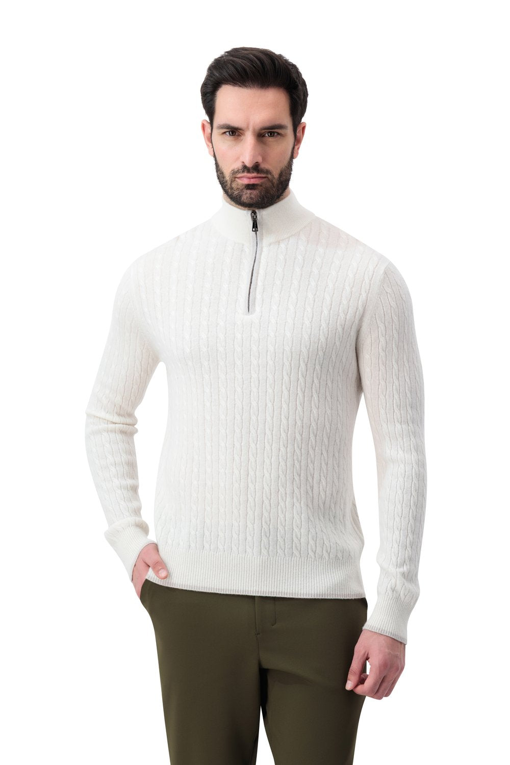 بلوفر كشمير بنص سحاب - ألاكسا