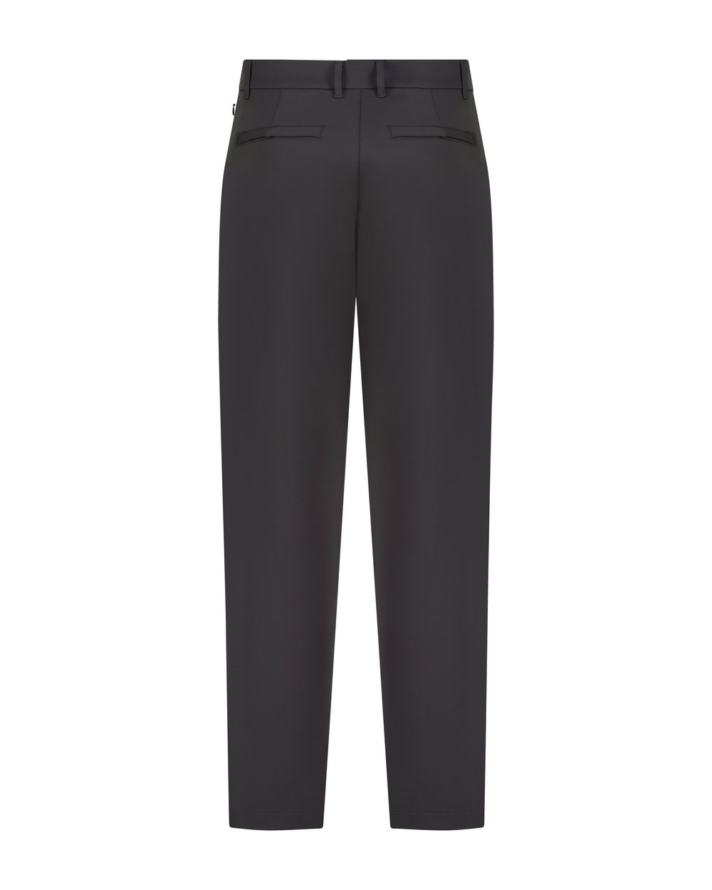 Compact nylon trousers ash grey