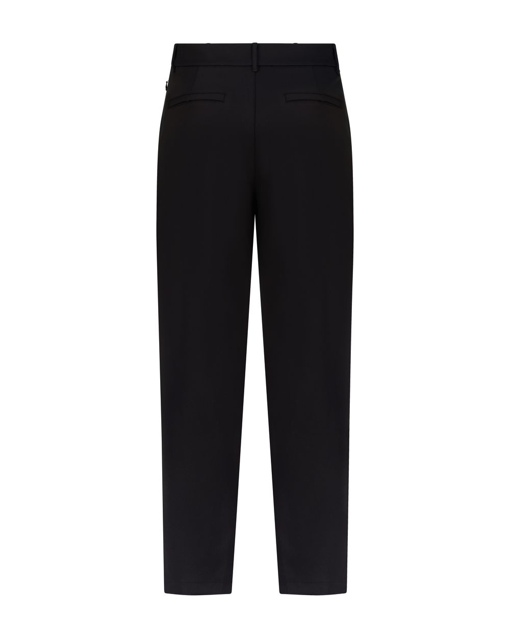 Compact nylon trousers carbon black