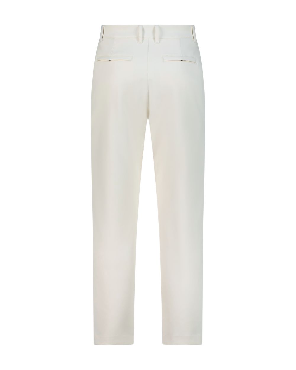 Compact nylon trousers classic ivory