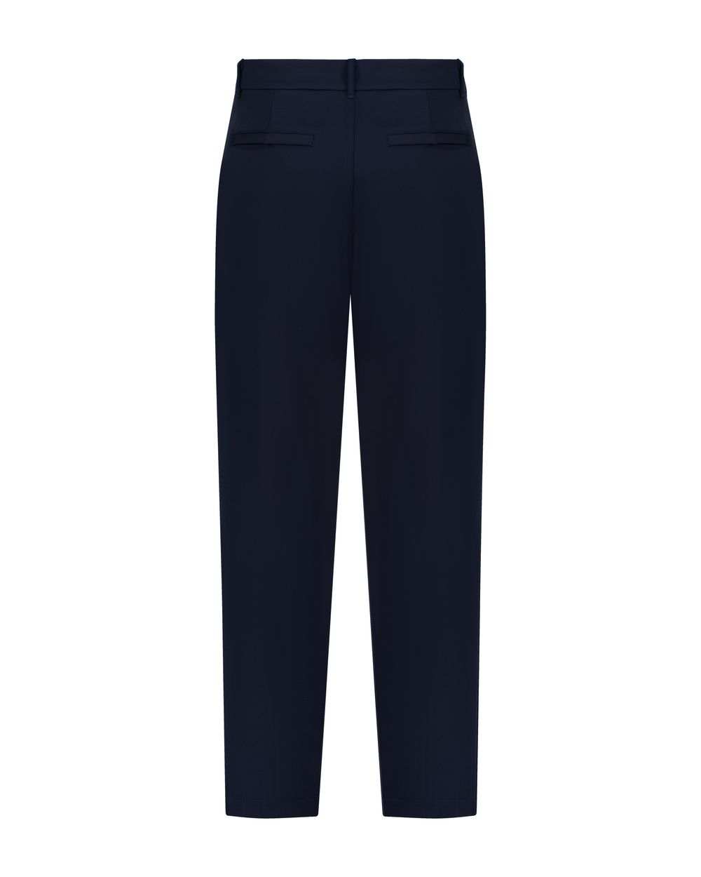 Compact nylon trousers indigo night