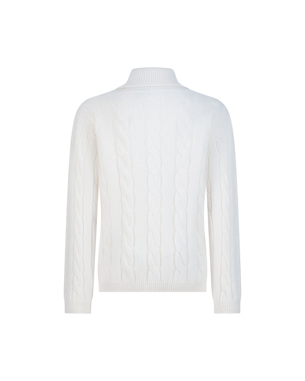 Kid's cashmere turtle neck cable sweater lily