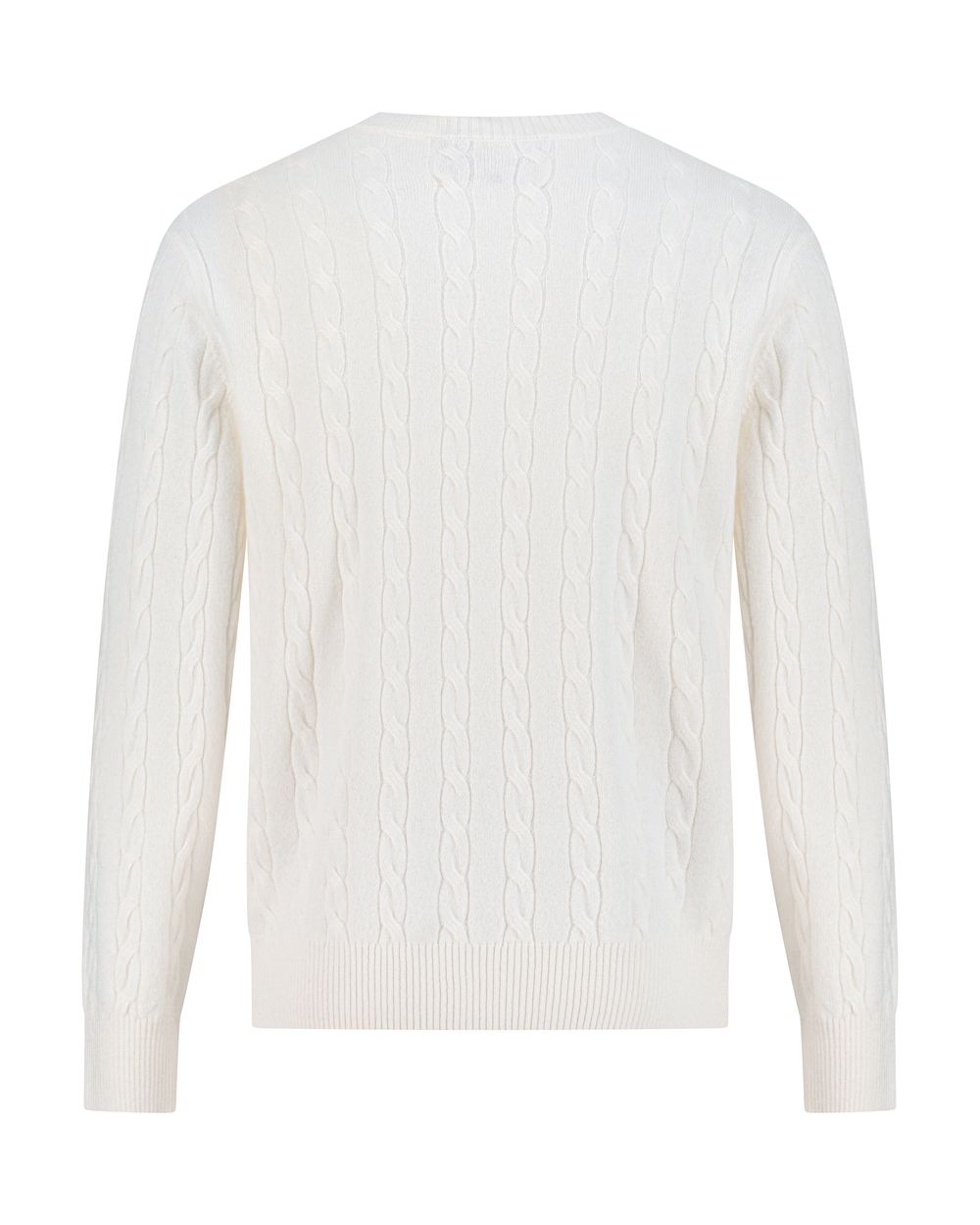 Cashmere  round neck  cable  sweater lily