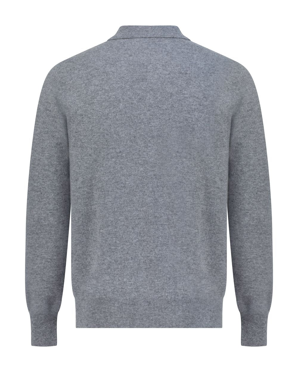 Cashmere polo sweater slate