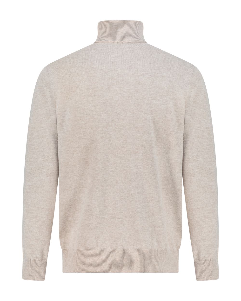 Turtle neck merino wool sweater garlic