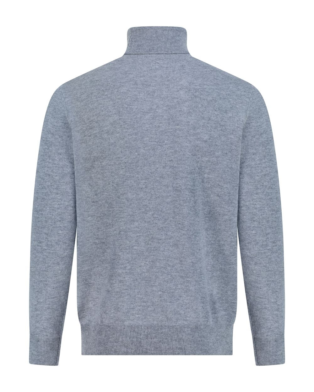 Turtle neck merino wool sweater smoke
