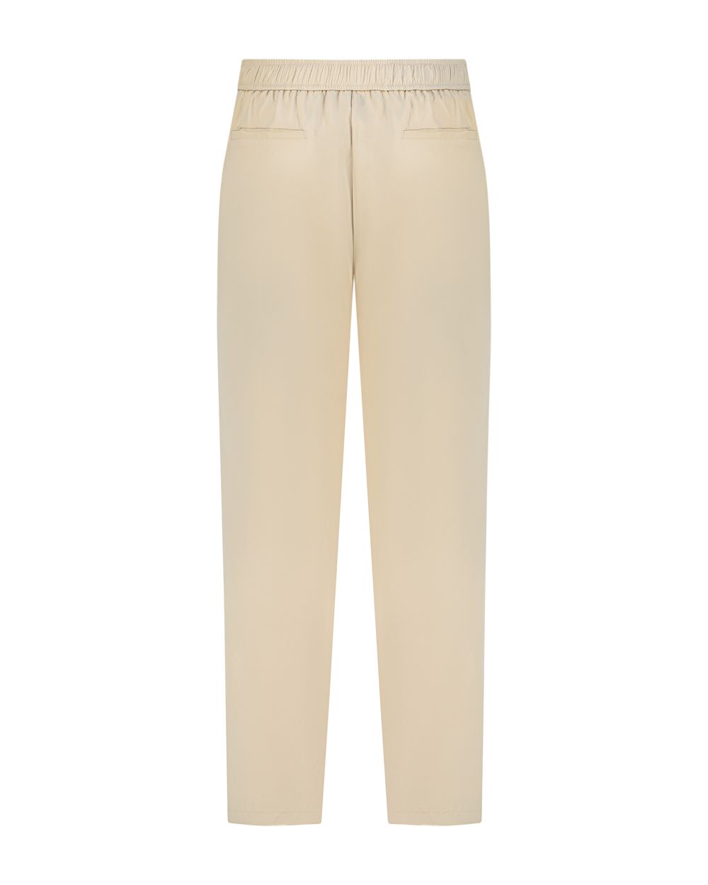 Soft weave nylon trouser camel beige