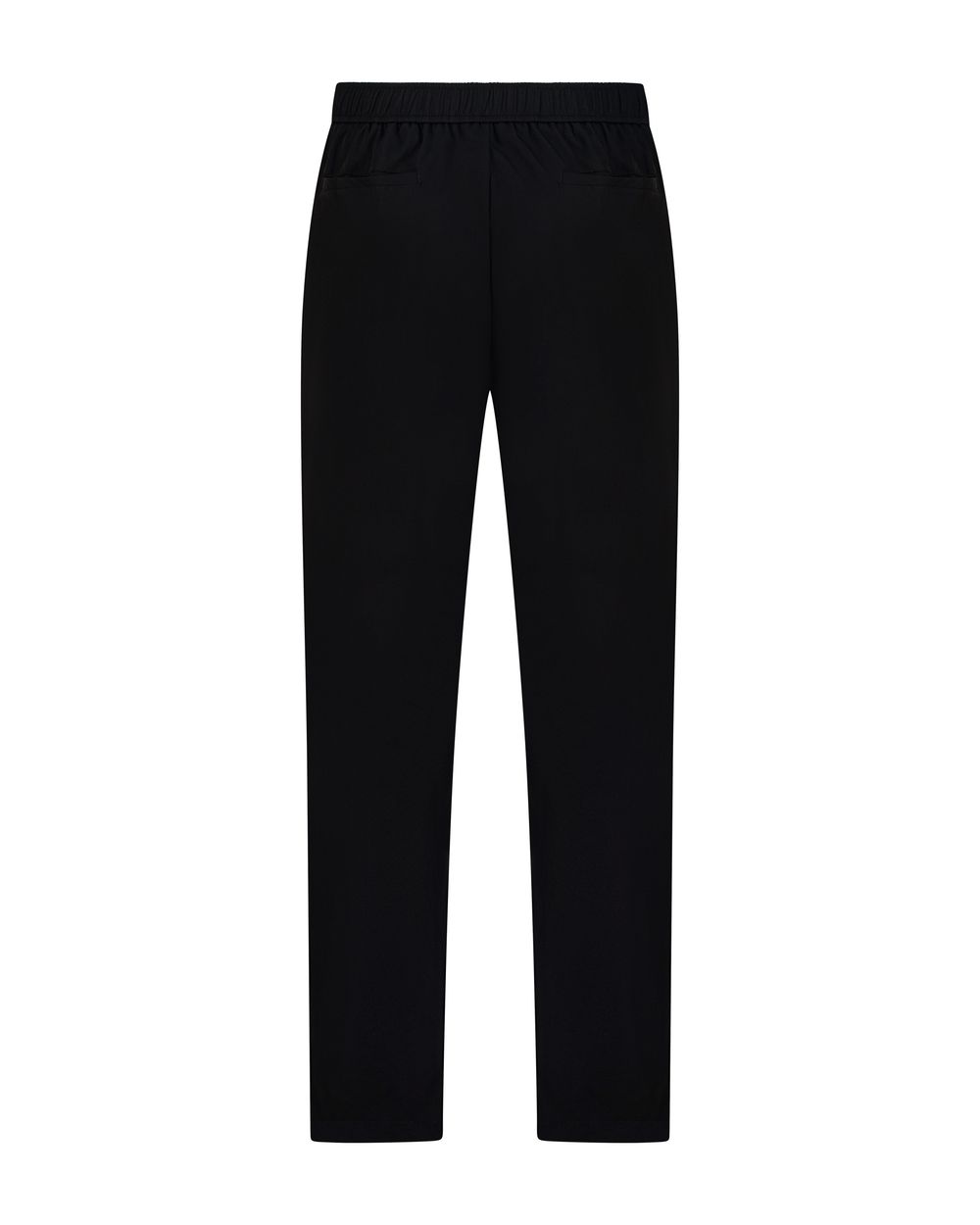 Soft weave nylon trouser carbon black
