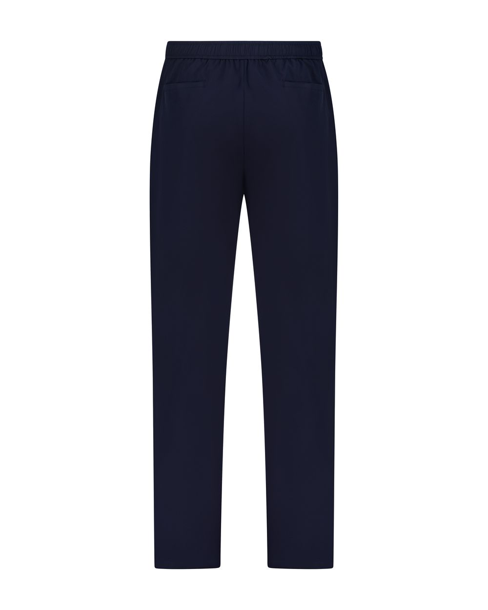 Soft weave nylon trouser indigo night