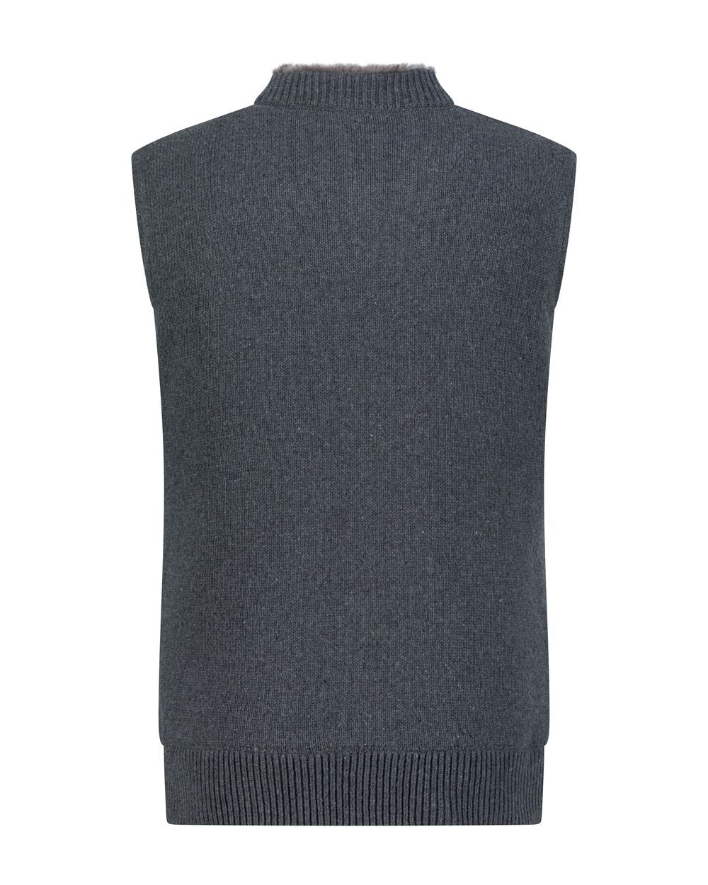 Suhail knit vest ash grey