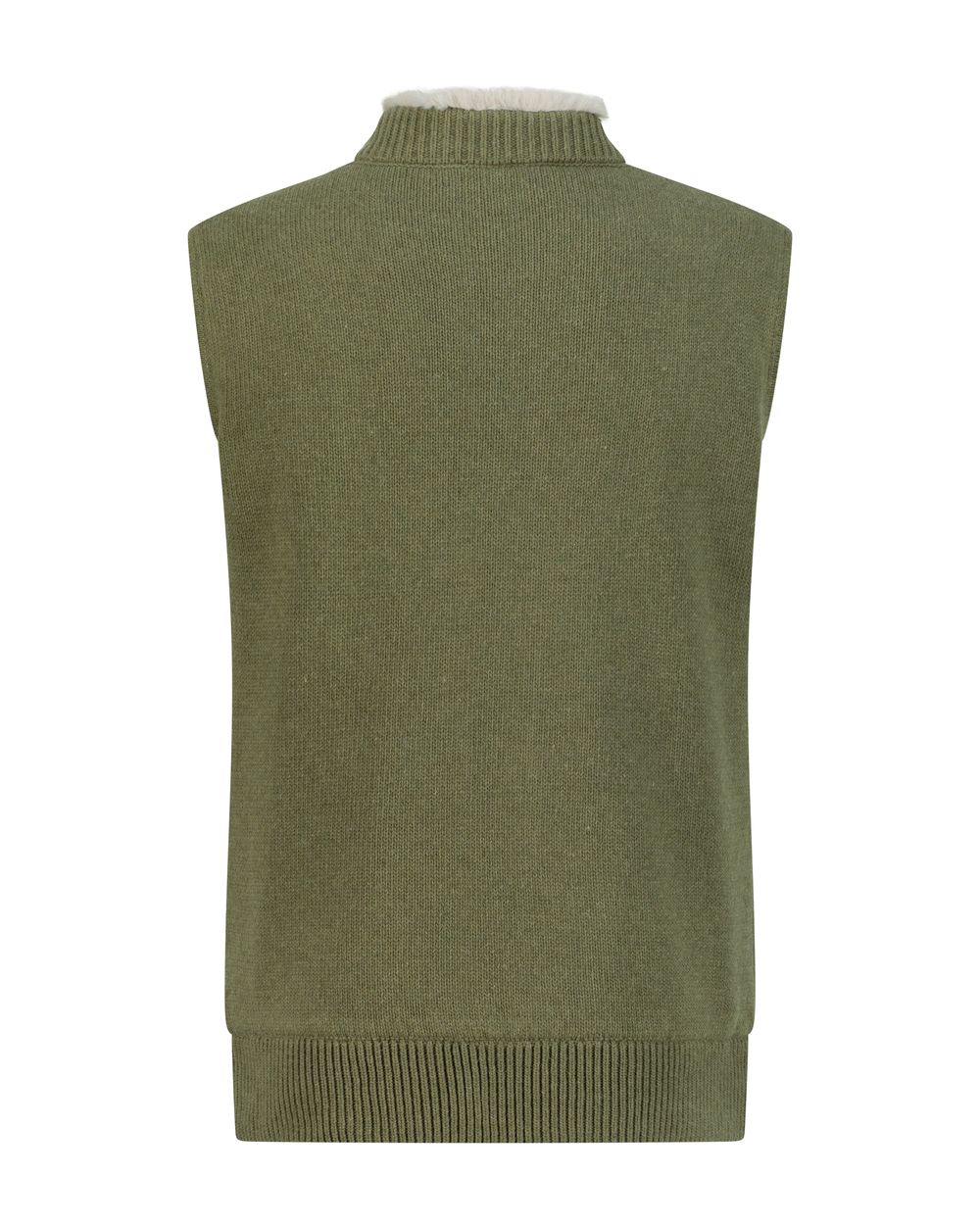 Suhail knit vest olive grove