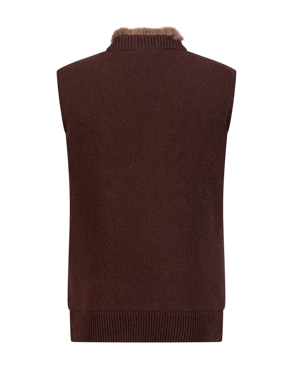 Suhail knit vest tobacco