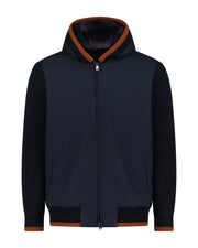 Frost fur hoodie indigo night