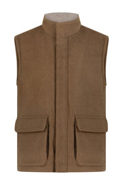 Sereno wool vest caffè taupe