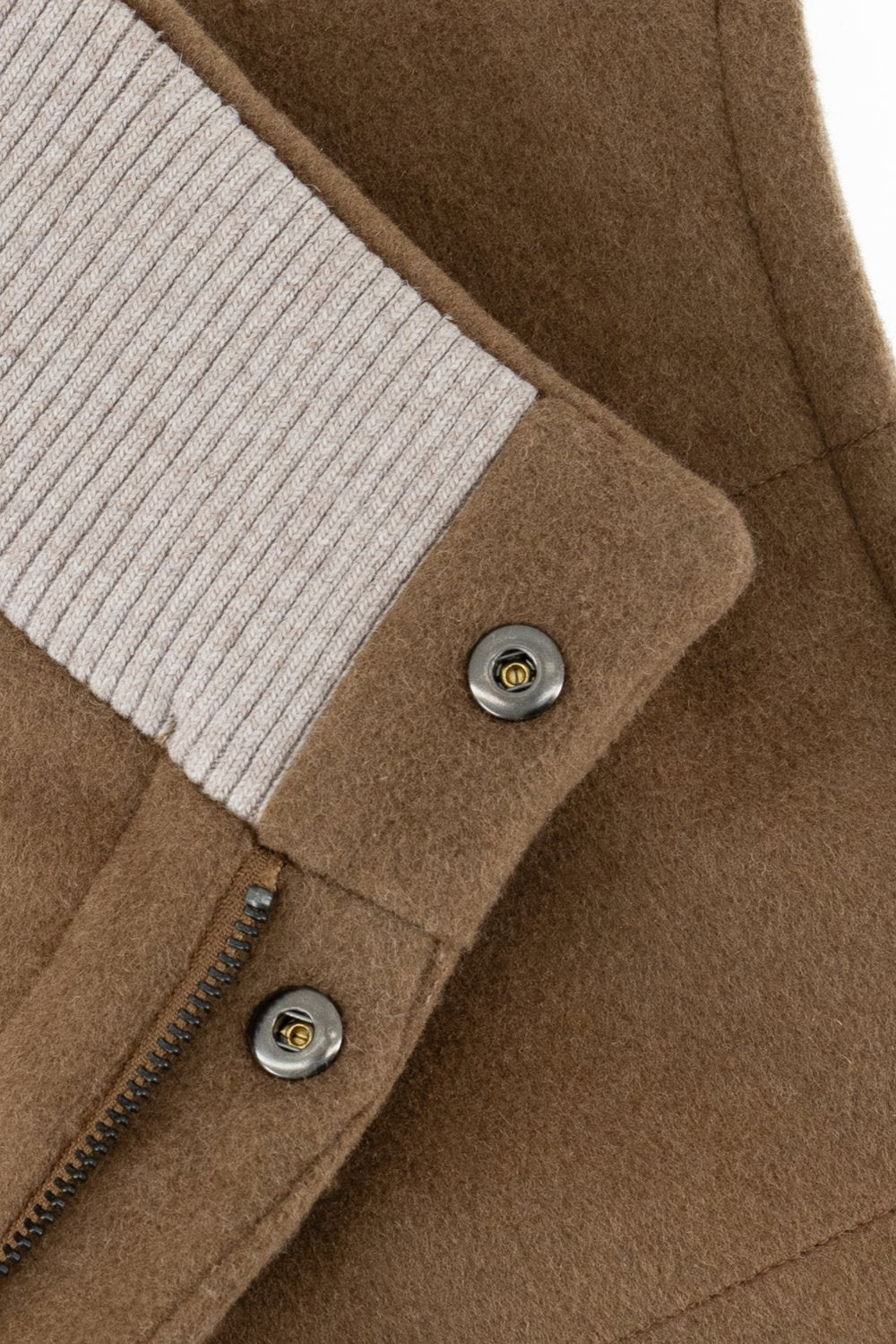 Sereno wool vest caffè taupe