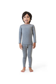 Kid's base layers set mist grey
