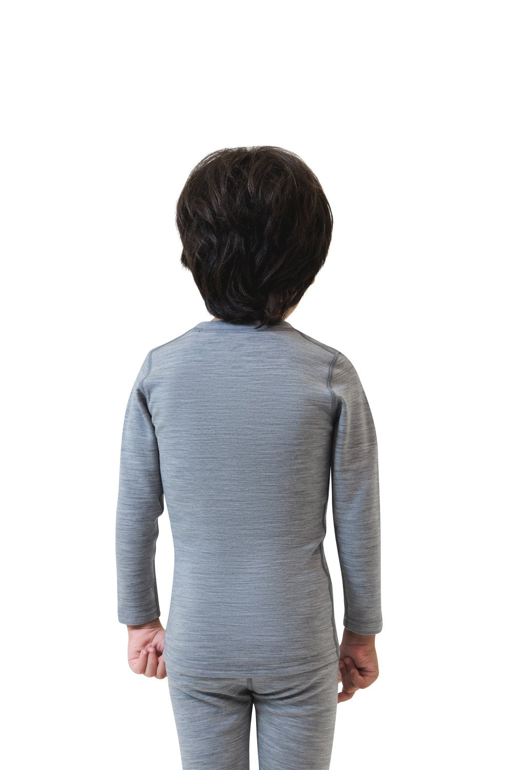 Kid's base layers set mist grey