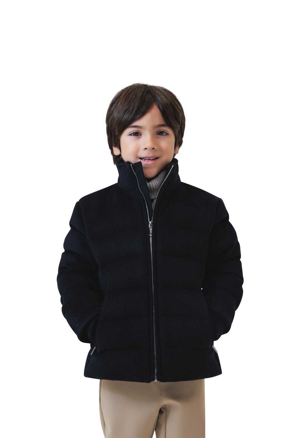 Kid's torino puffer bomber indigo night
