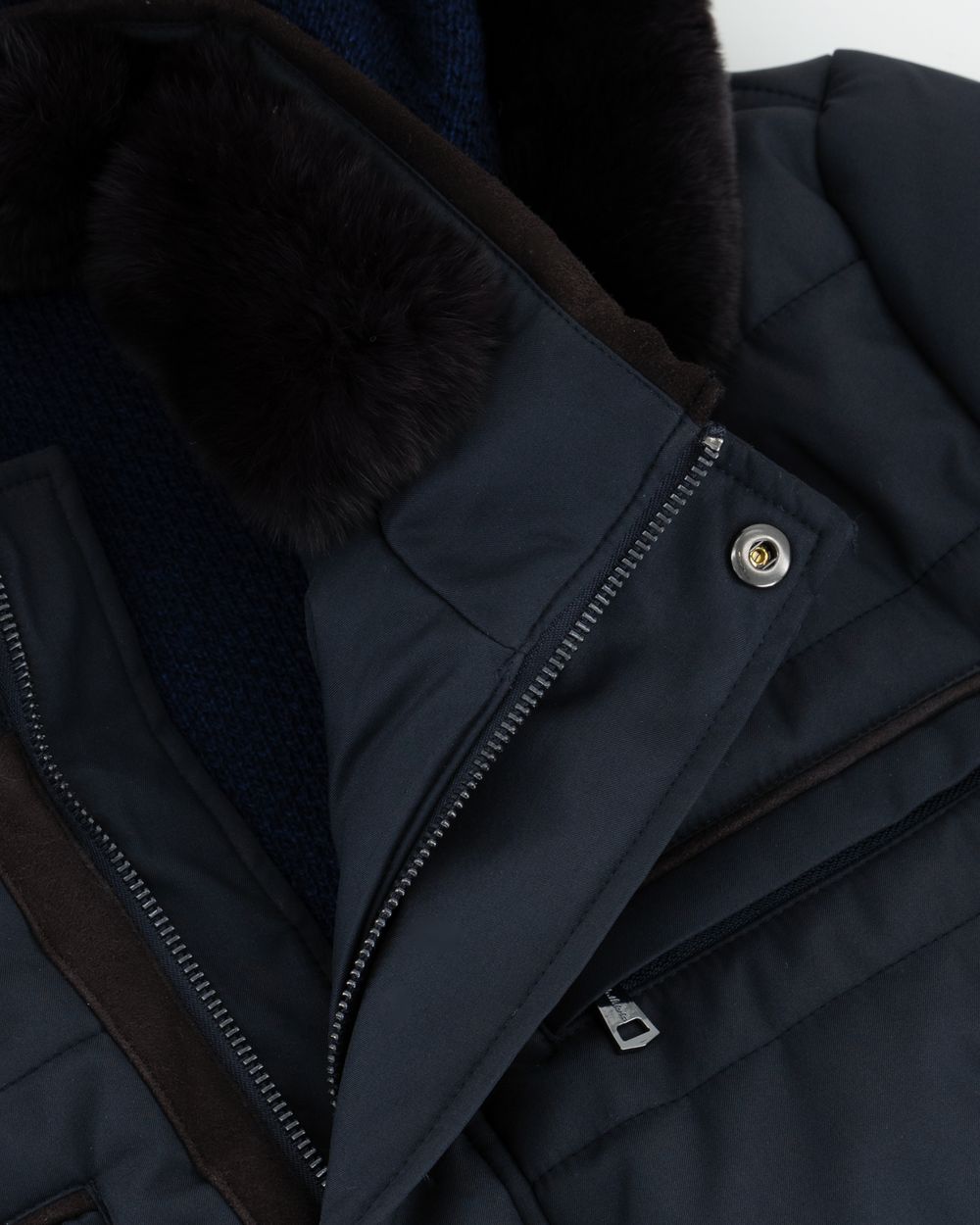 Heritage rain coat indigo night