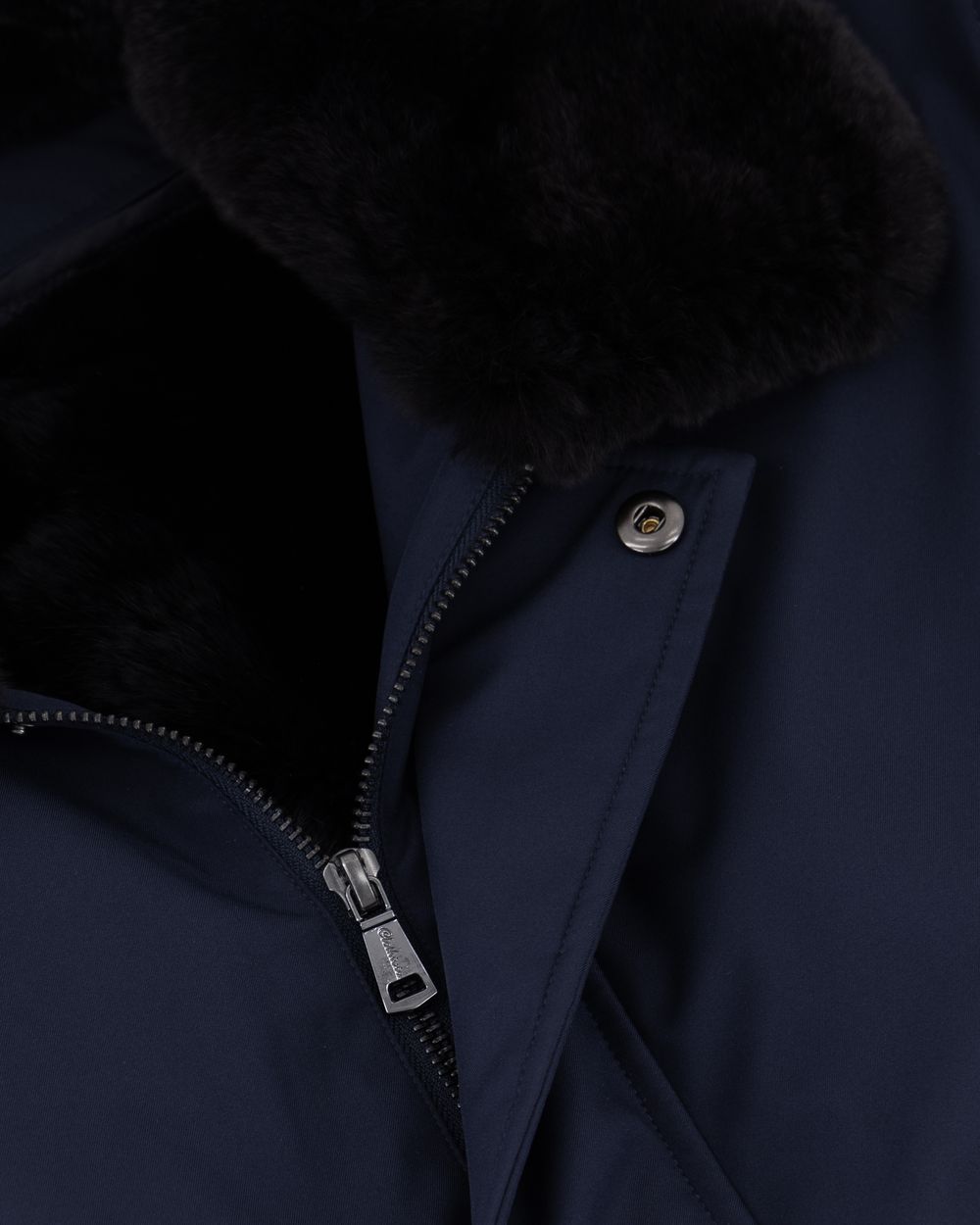 Heritage storm coat midnight azure