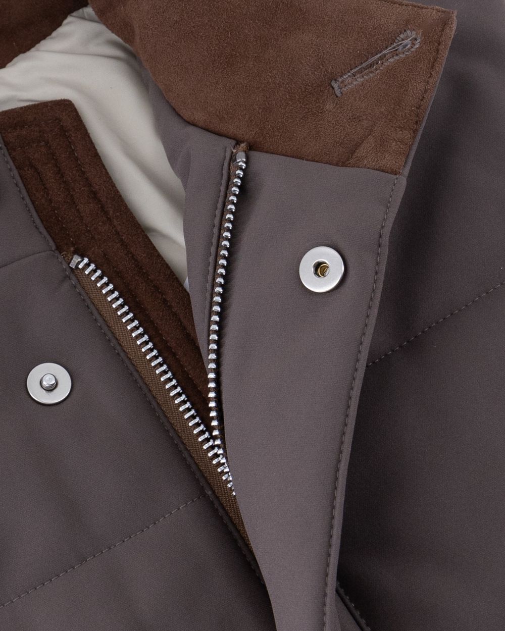 Kid's savoia down vest mocha umber