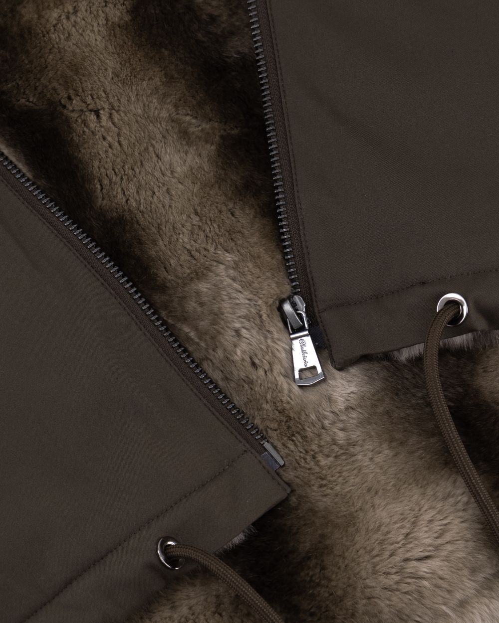 Regent fur bomber terra bruna