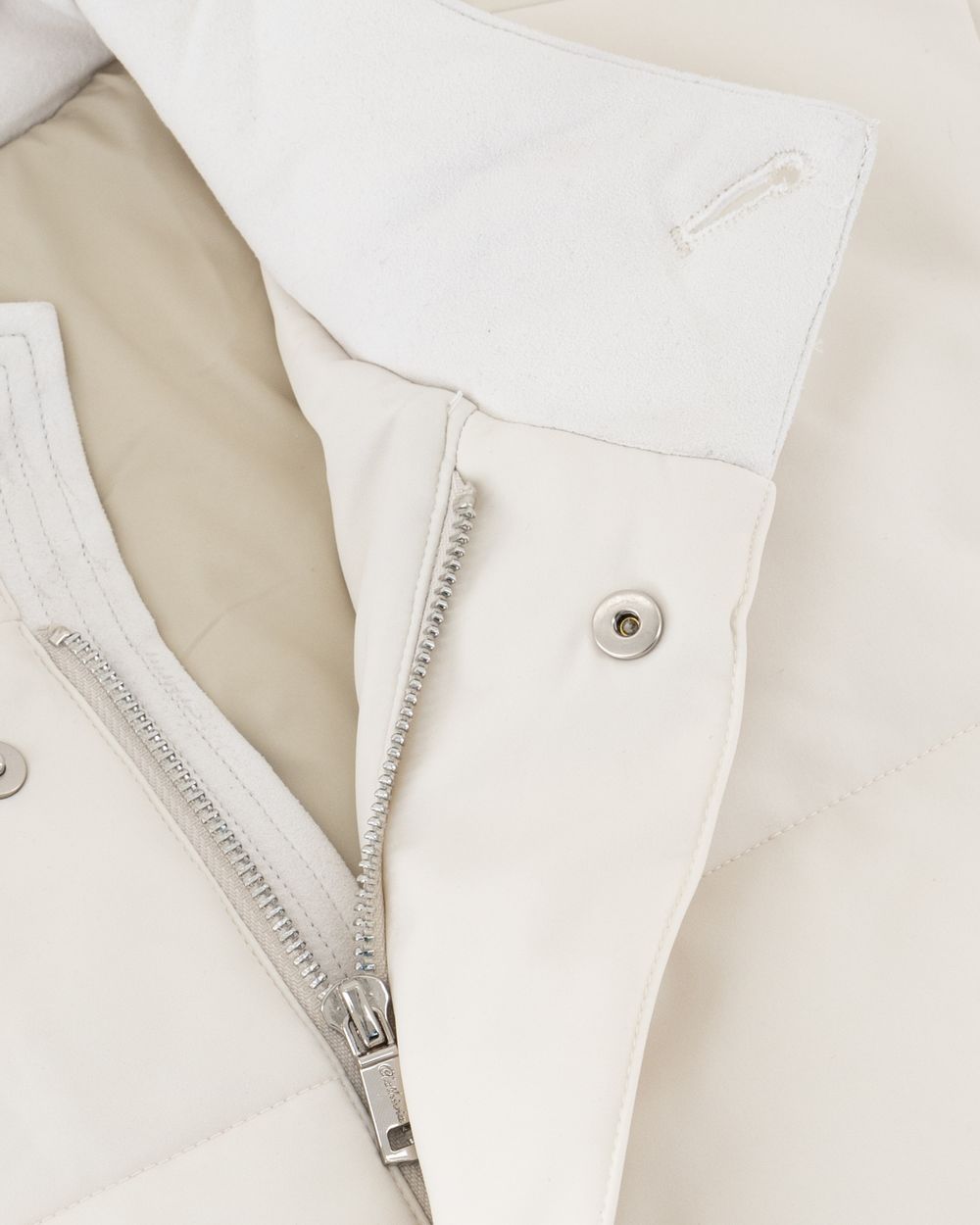 Savoia down vest classic ivory