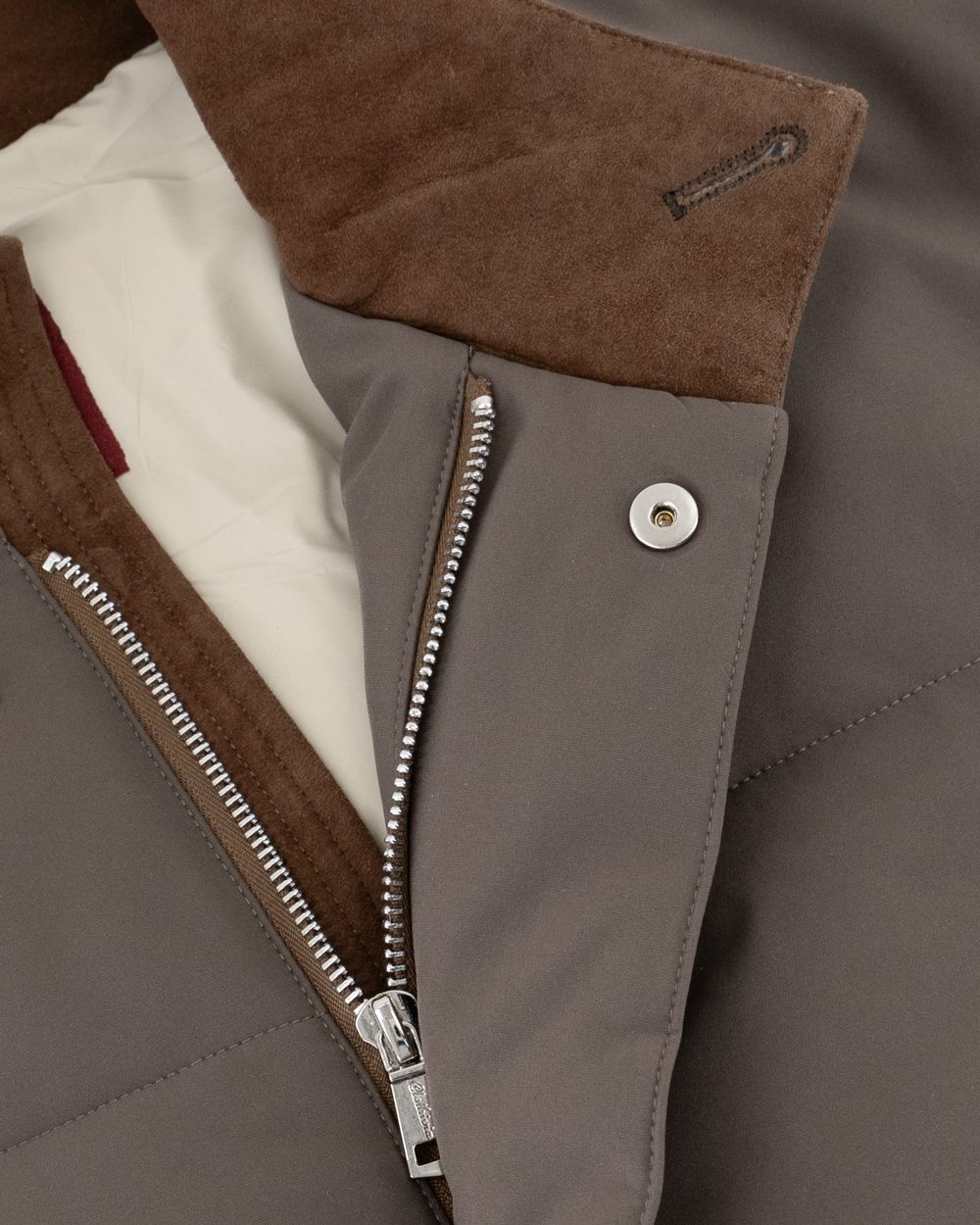 Savoia down vest mocha umber