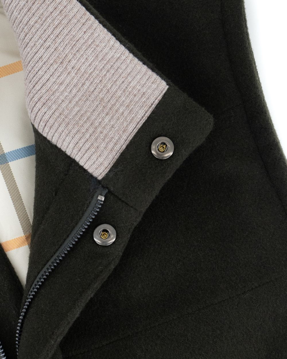 Sereno wool vest fog olive